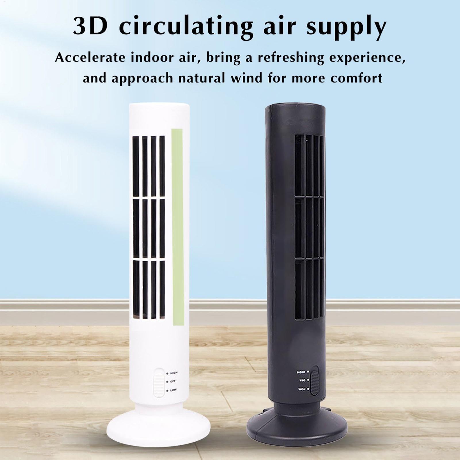 Tower Fan Plug-in Bedside Spac - Home Bathroom Fan 评论和价格