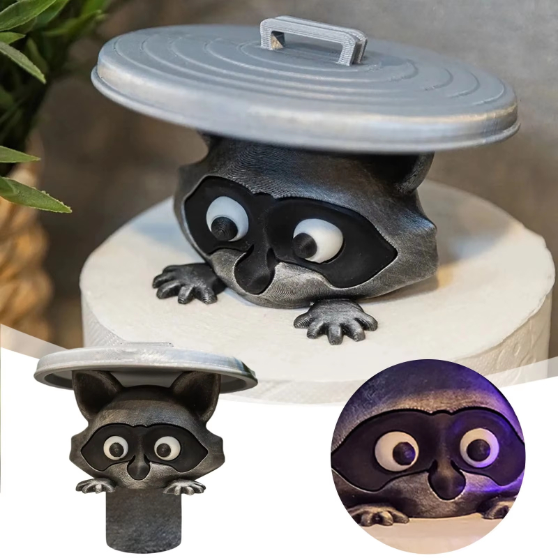 Cute Raccoon Toilet Paper Hold - Home Bathroom Decor Ideas 评论和价格