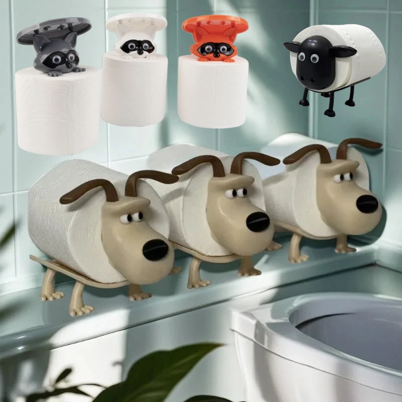 Fun Dog Raccoon Sheep Toilet P - Tiny Home Bathroom Kit 评论和价格